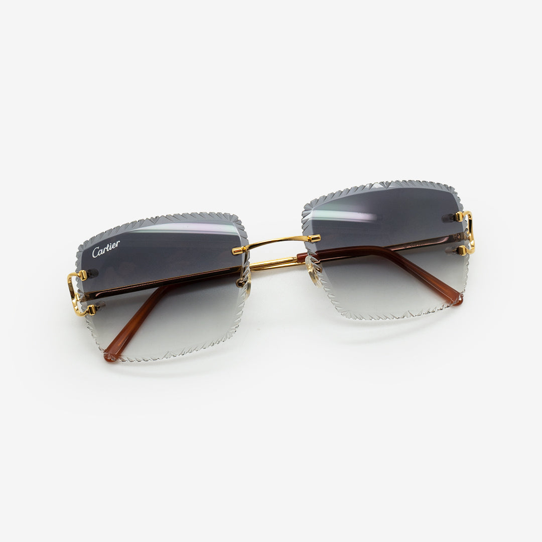 Cartier "Big C" | Diamond Cut Lenses - THE VINTAGE TRAP