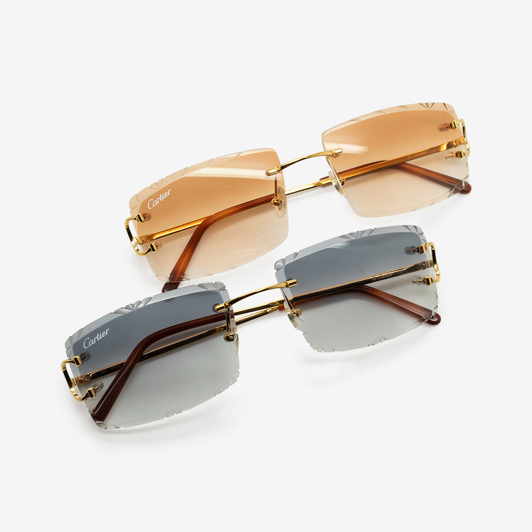 Cartier "Big C" | Diamond Cut Lenses - THE VINTAGE TRAP