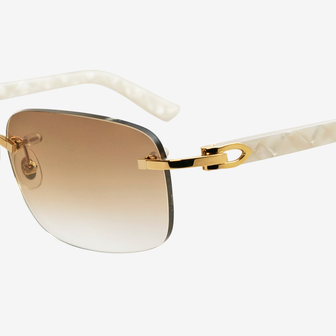 Cartier | Pearl White Acetate - THE VINTAGE TRAP