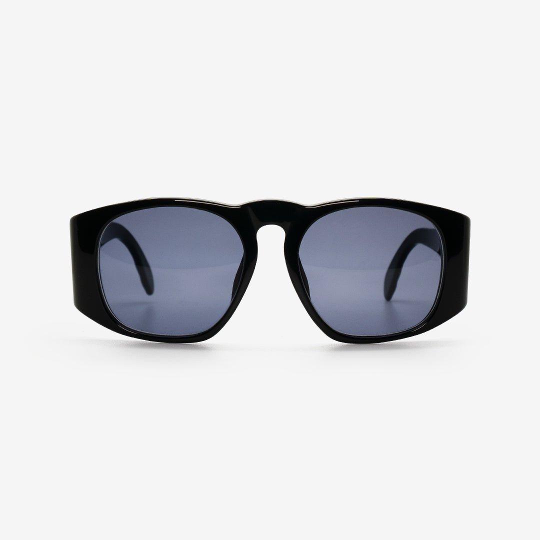 Women's CHANEL COCO Mark Synthetic Resin Black Sunglasses 01451 94305