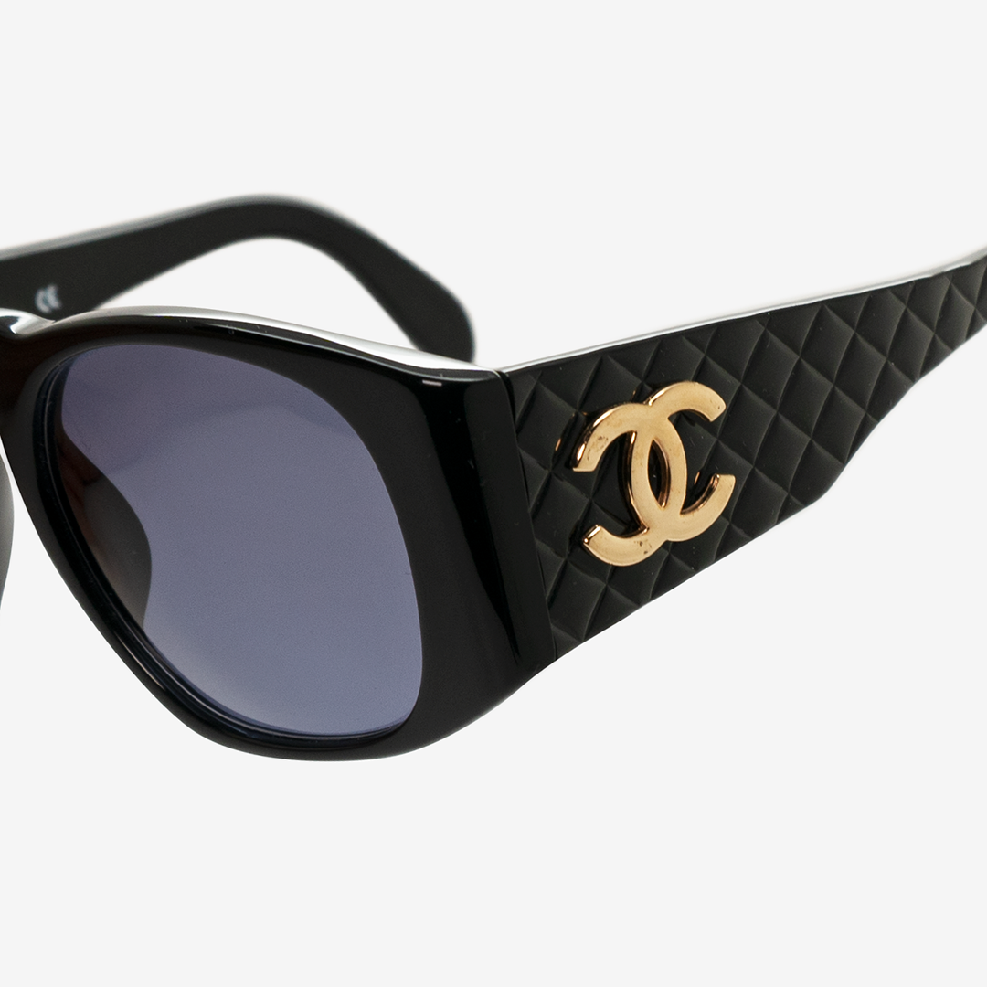 black and white chanel sunglasses vintage