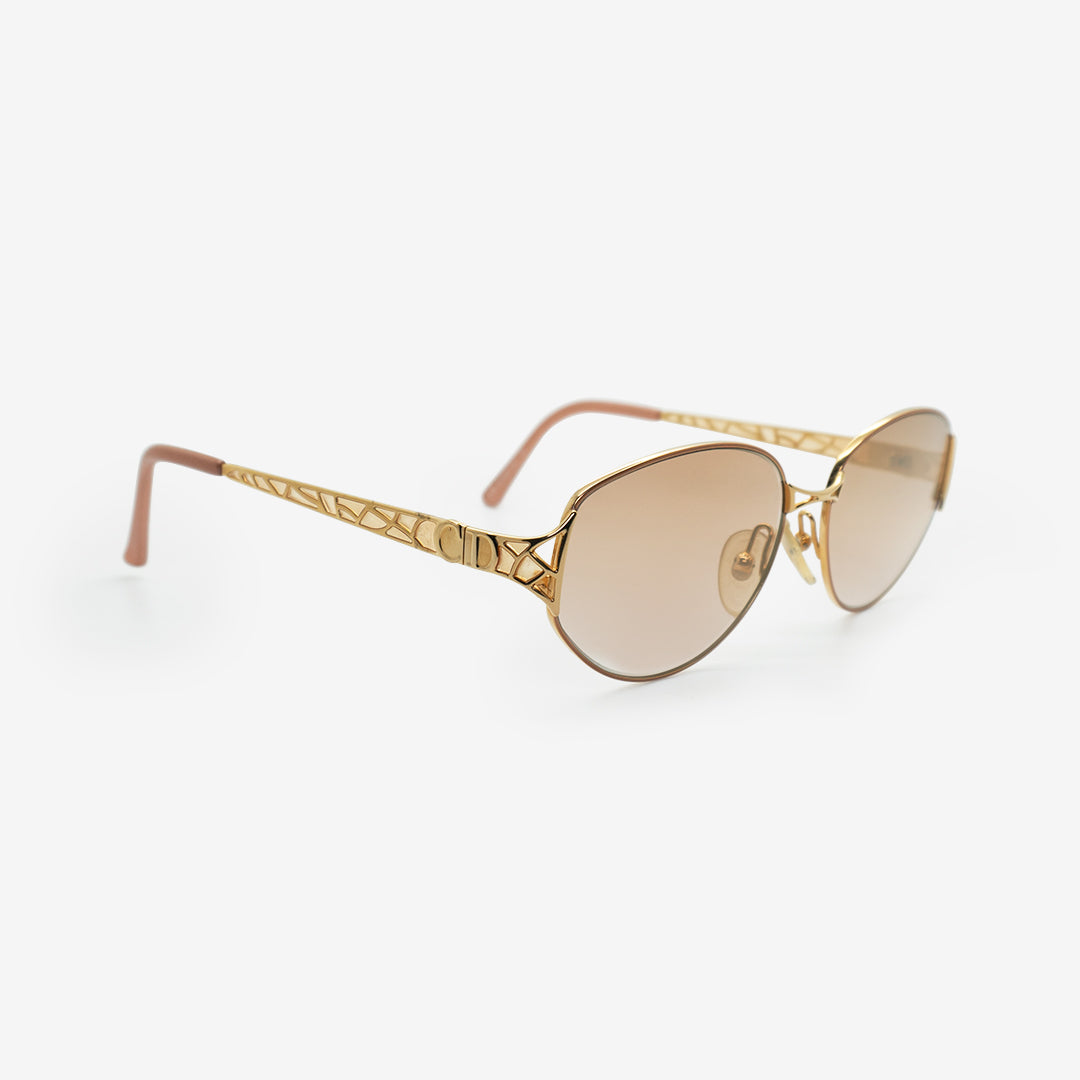 Christian dior 2025 gold glasses