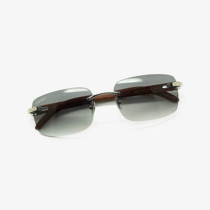 Cartier | Classic "Woods" | Brown/Silver