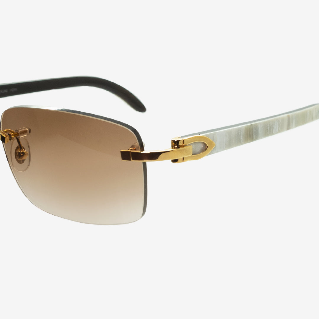 Cartier Buffs Glasses Buffs White Buffalo Horn Vision Gallerie