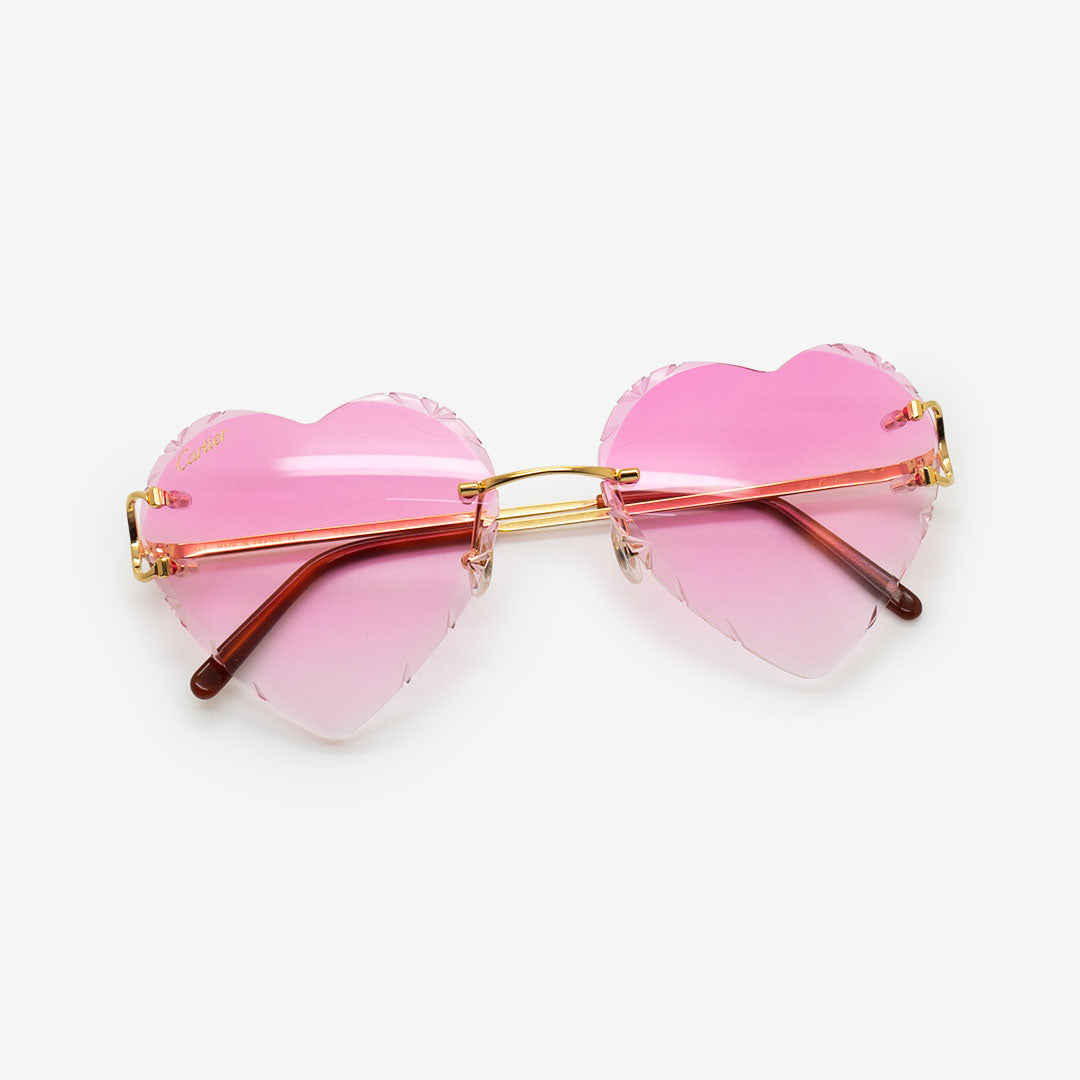 Cartier best sale heart sunglasses