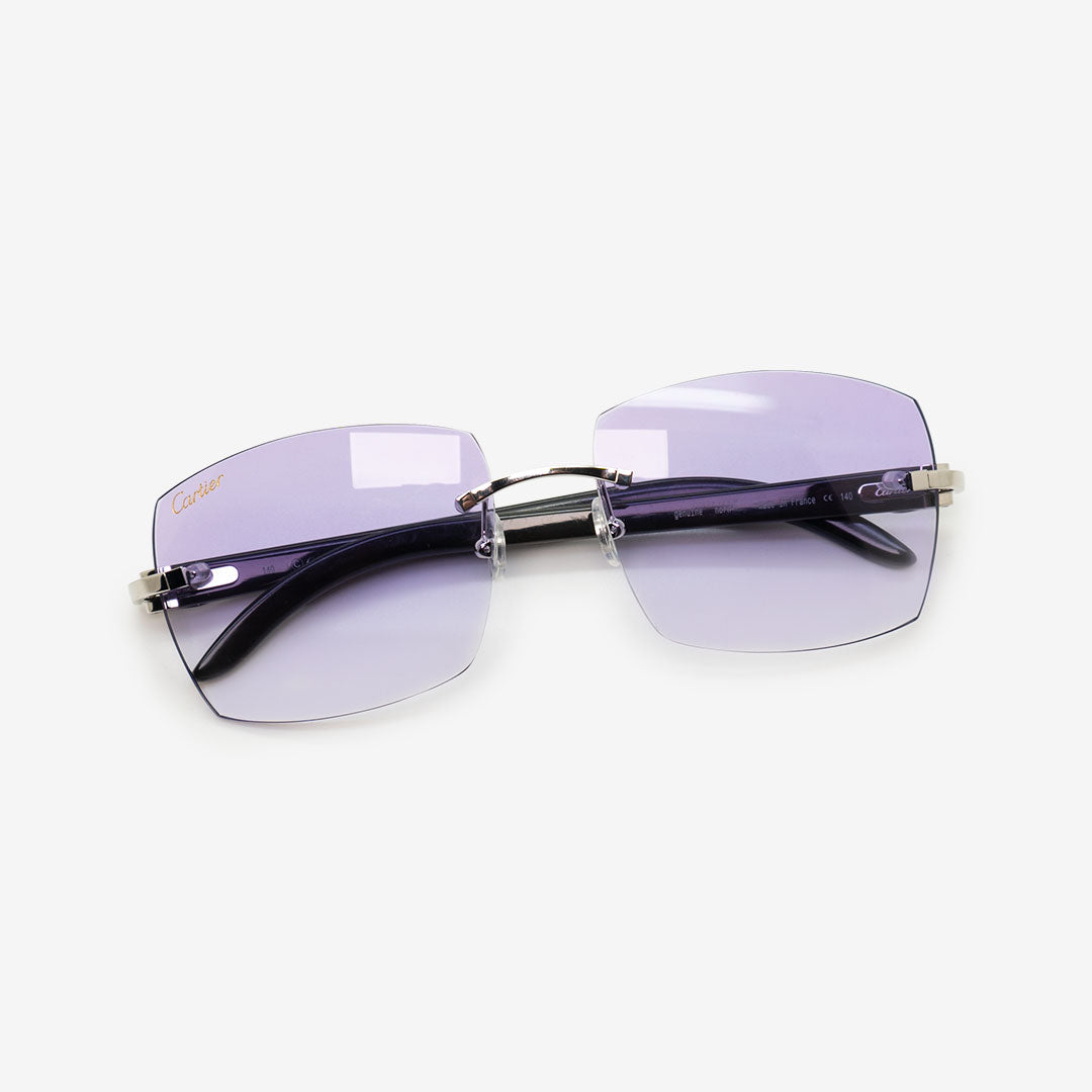 Purple cartier glasses deals