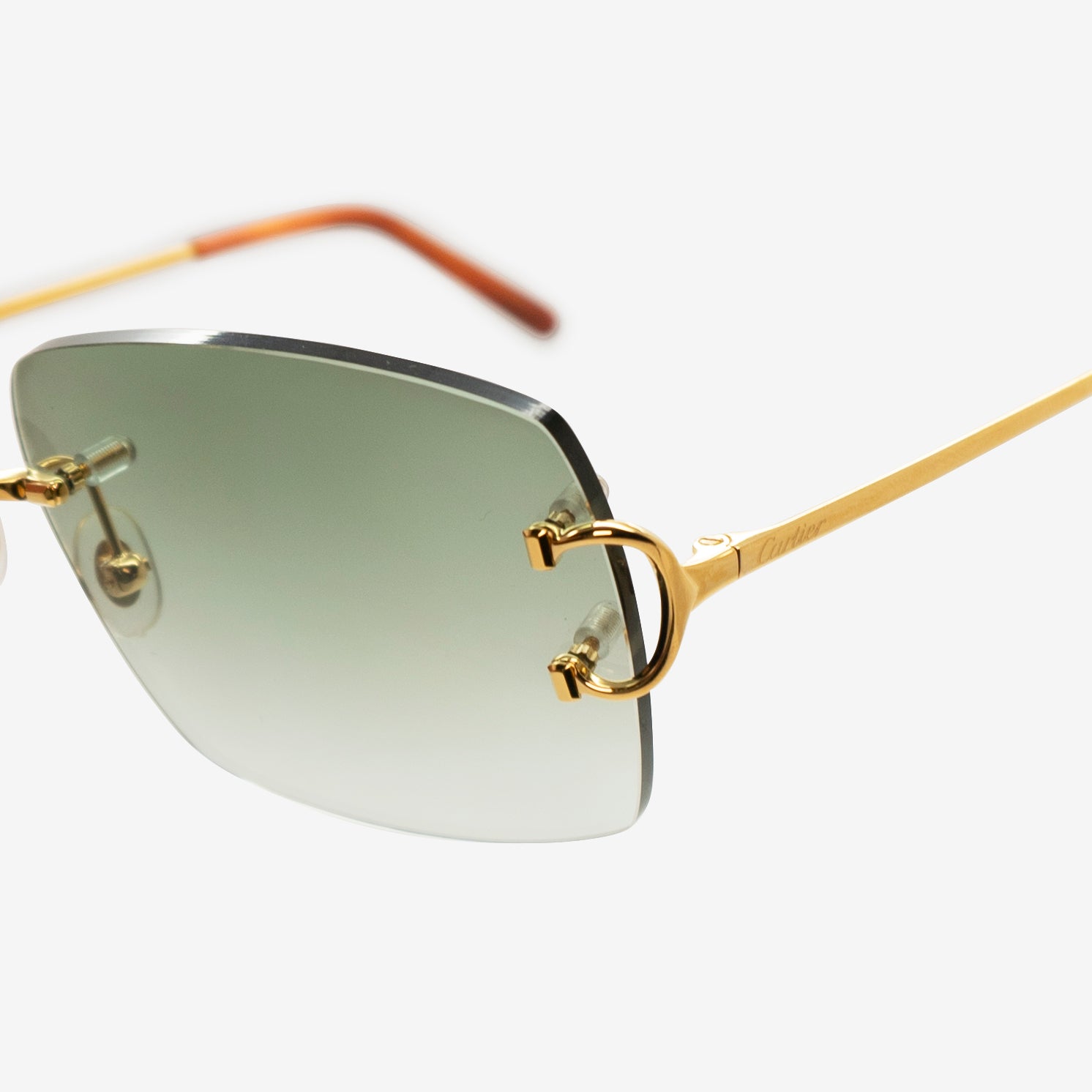 Big gold sunglasses best sale