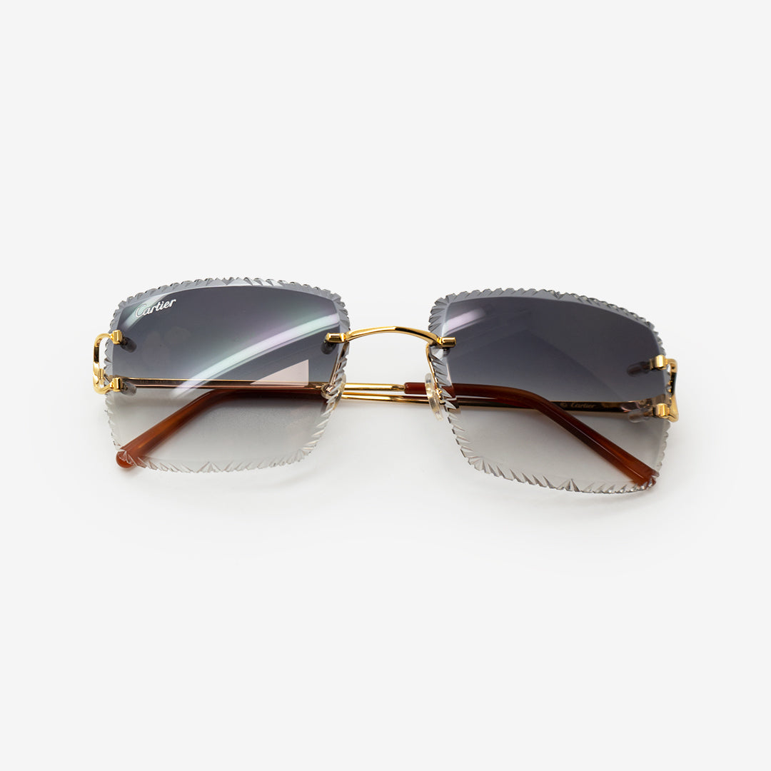 Cartier "Big C" | Diamond Cut Lenses - THE VINTAGE TRAP