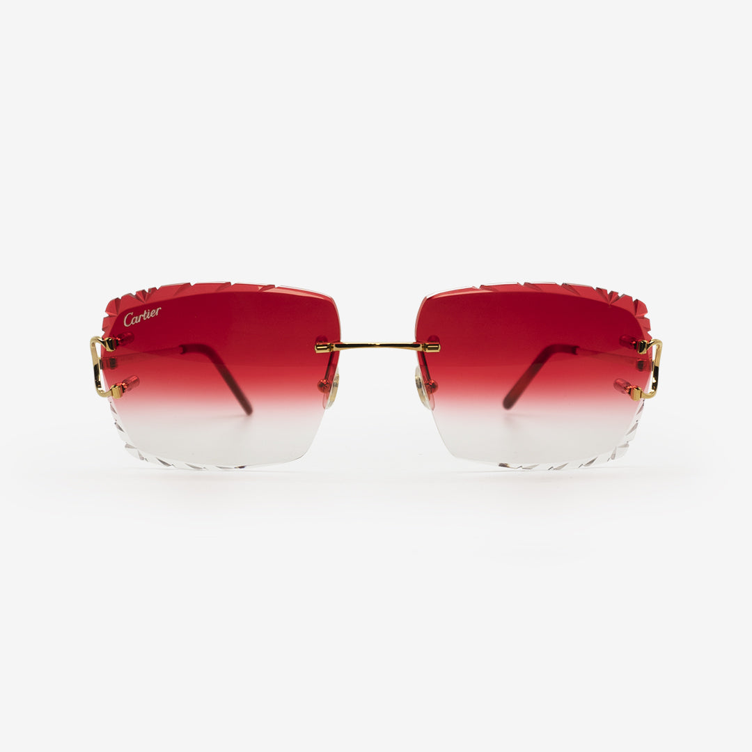 Cartier "Big C" | Diamond Cut Lenses - THE VINTAGE TRAP