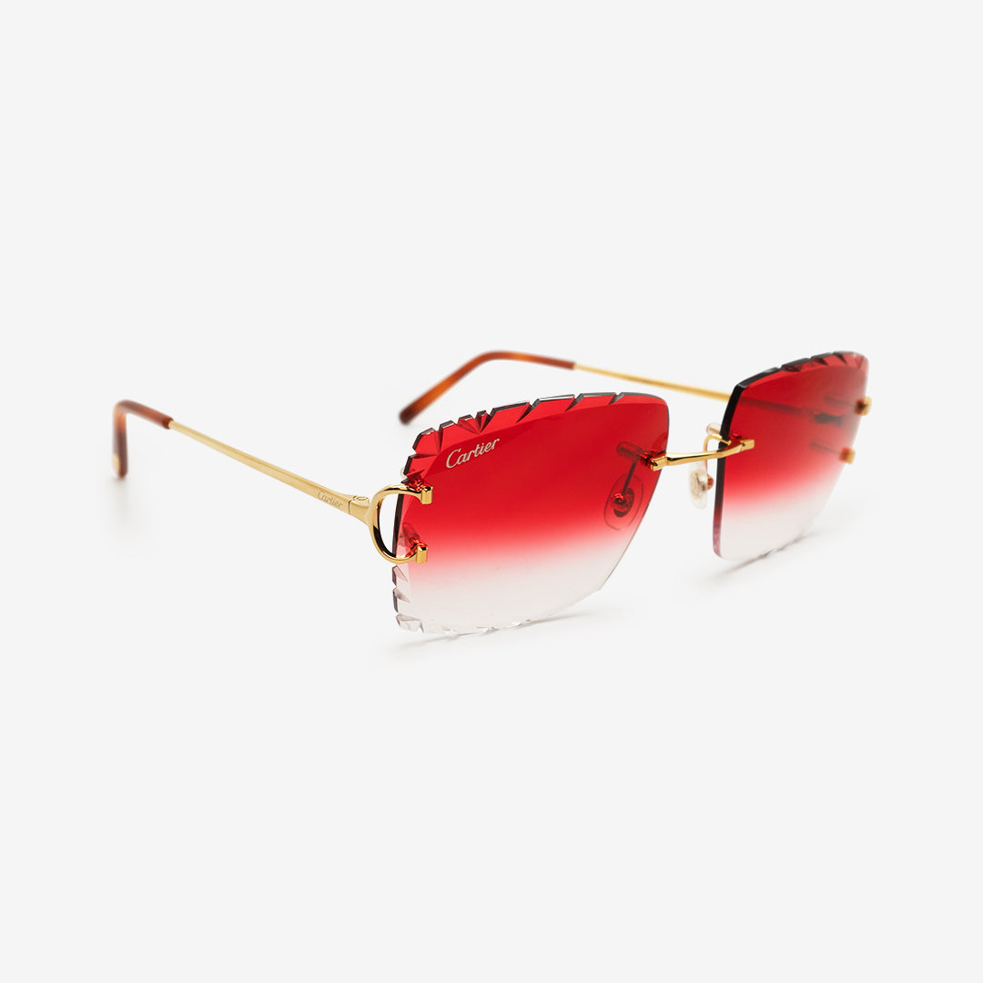 Cartier "Big C" | Diamond Cut Lenses - THE VINTAGE TRAP