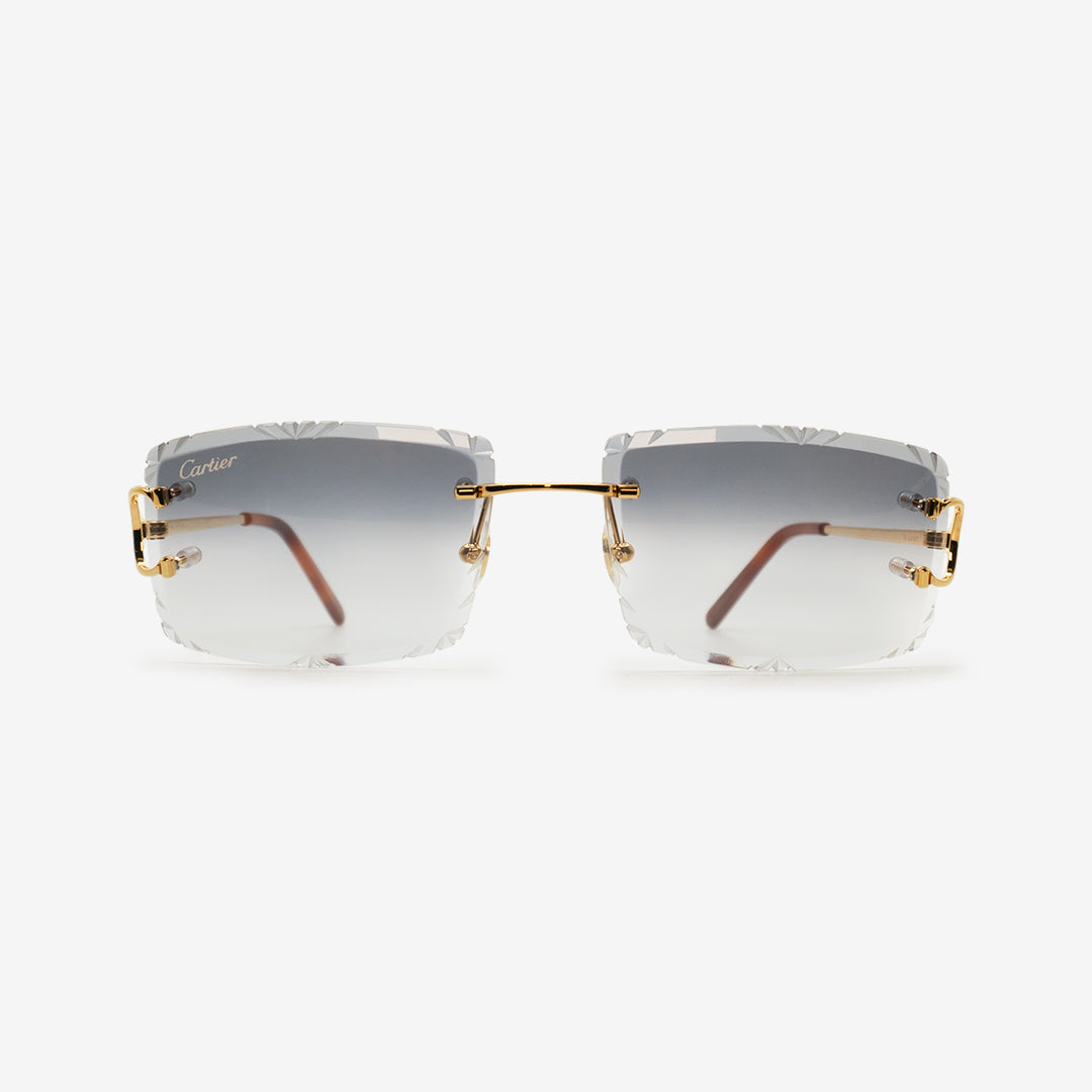 Cartier "Big C" | Diamond Cut Lenses - THE VINTAGE TRAP