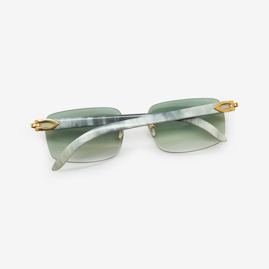 Cartier "Buffs" | White & Gold - THE VINTAGE TRAP