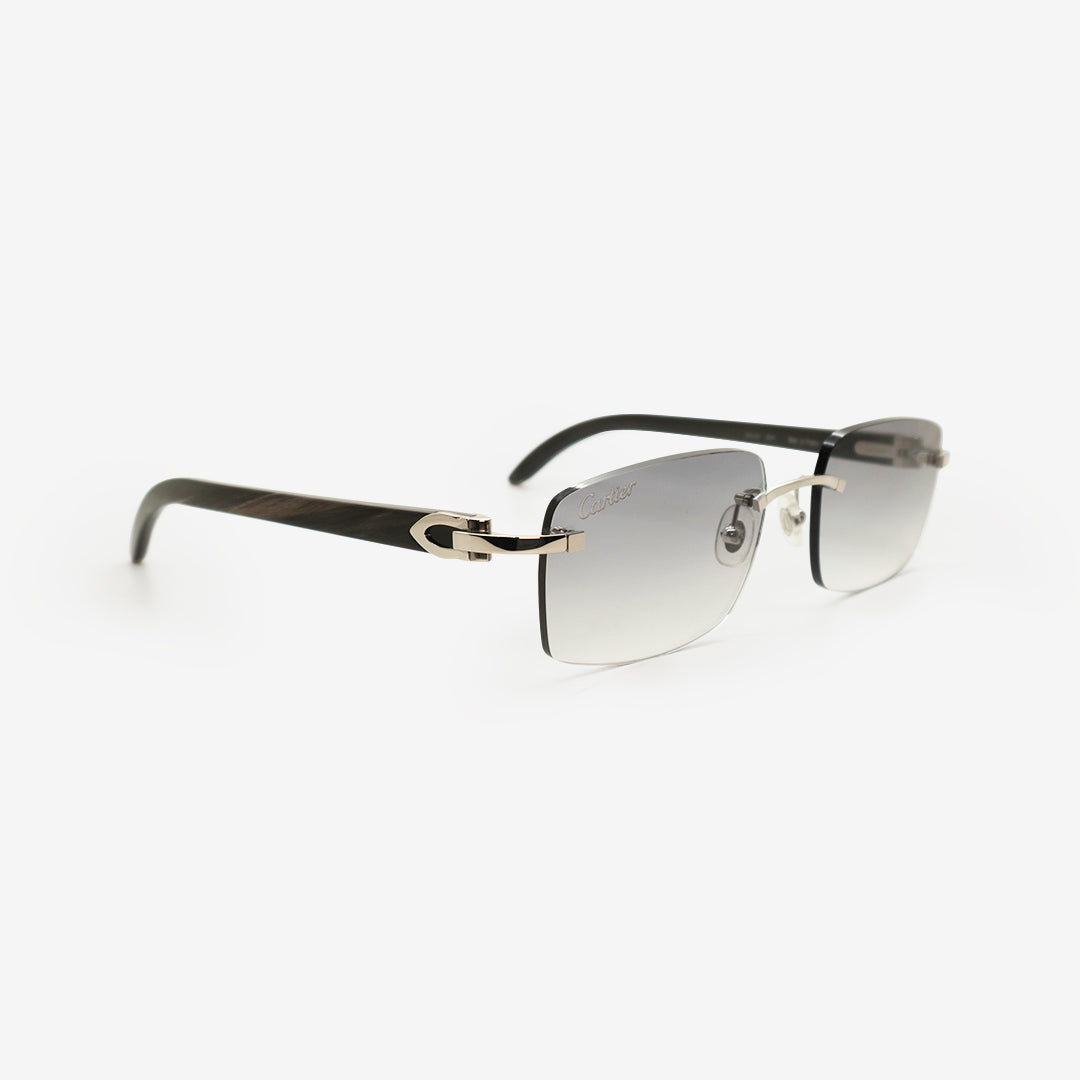 Black and discount gold cartier sunglasses