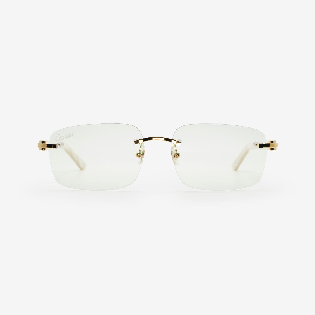 Cartier white glasses Clearance