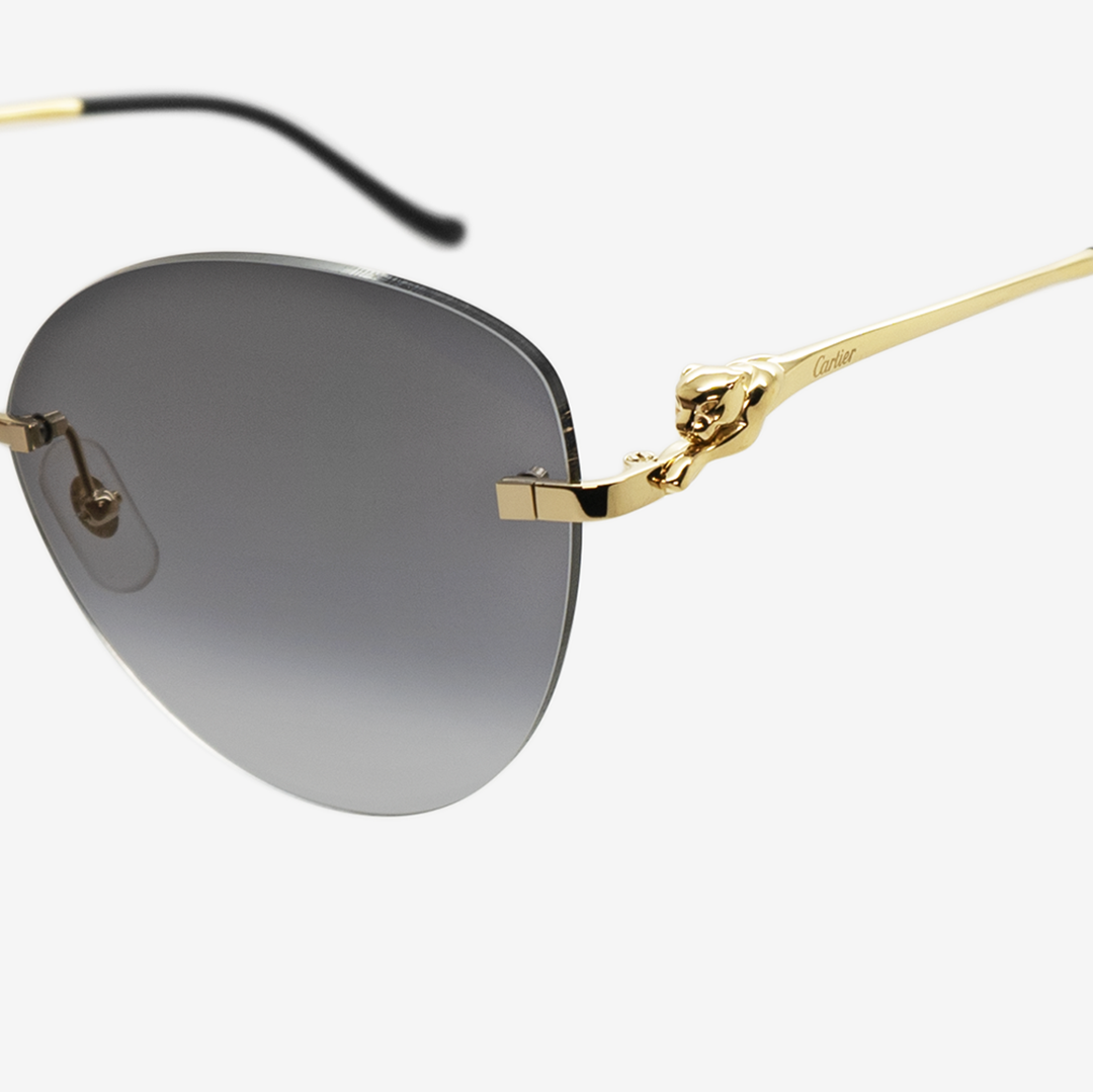 Cartier | "3D Panthére" | Rimless Sunglasses - THE VINTAGE TRAP