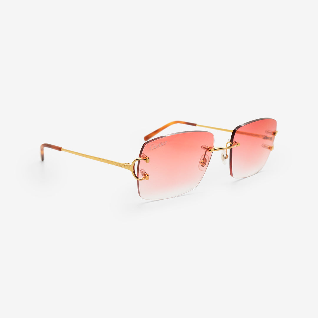 Rose gold best sale cartier glasses