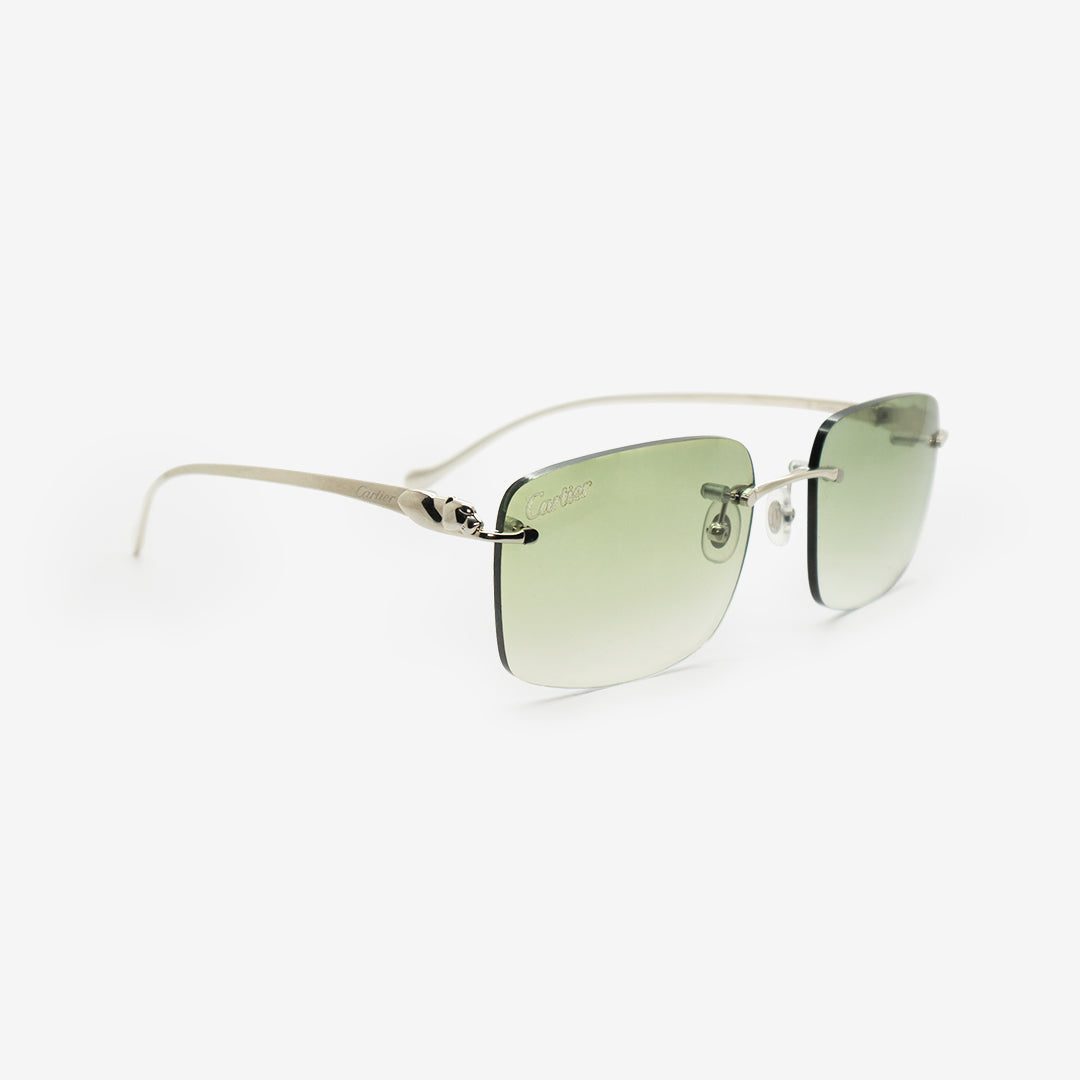 Cartier panthere rimless discount glasses