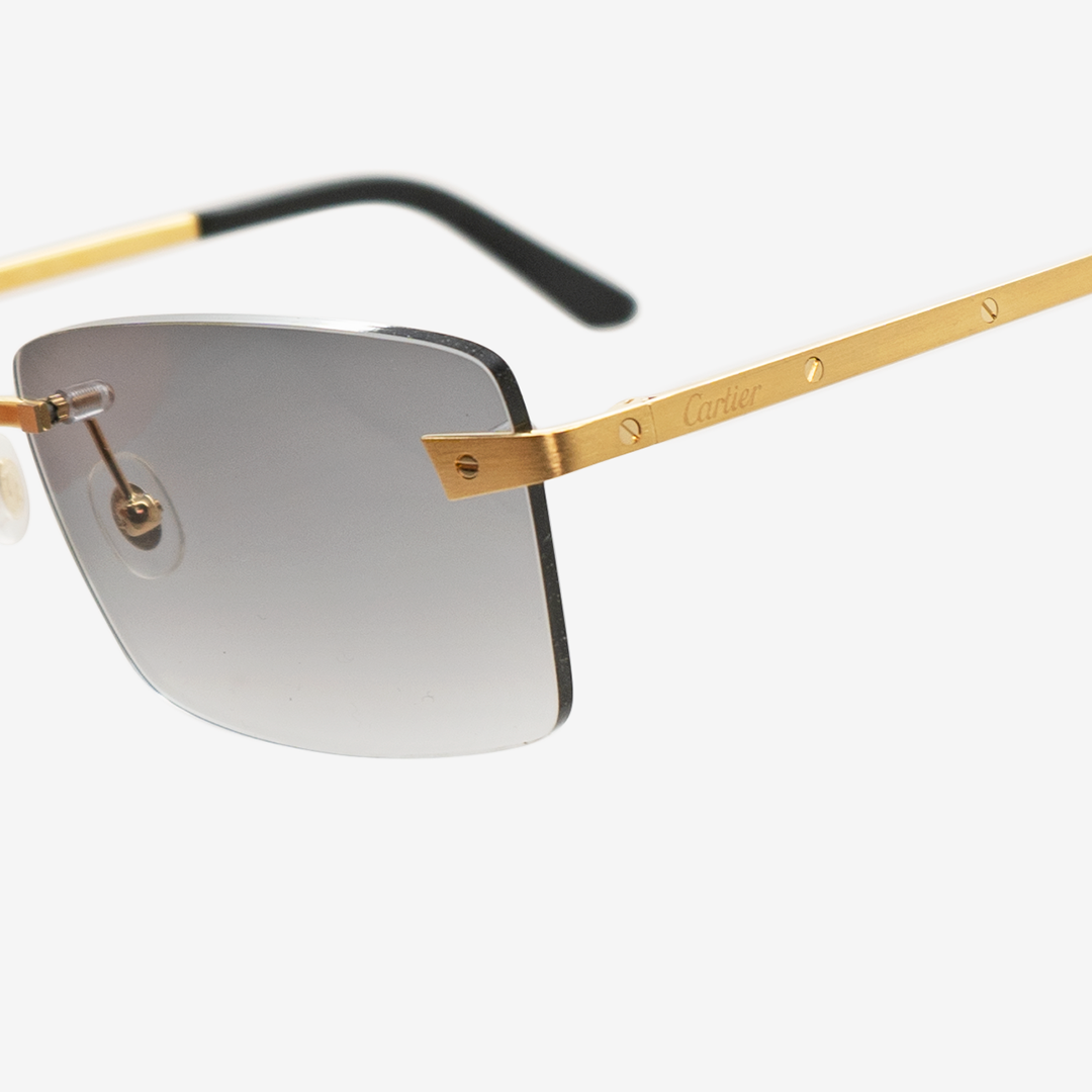 Cartier hot sale glasses rimless