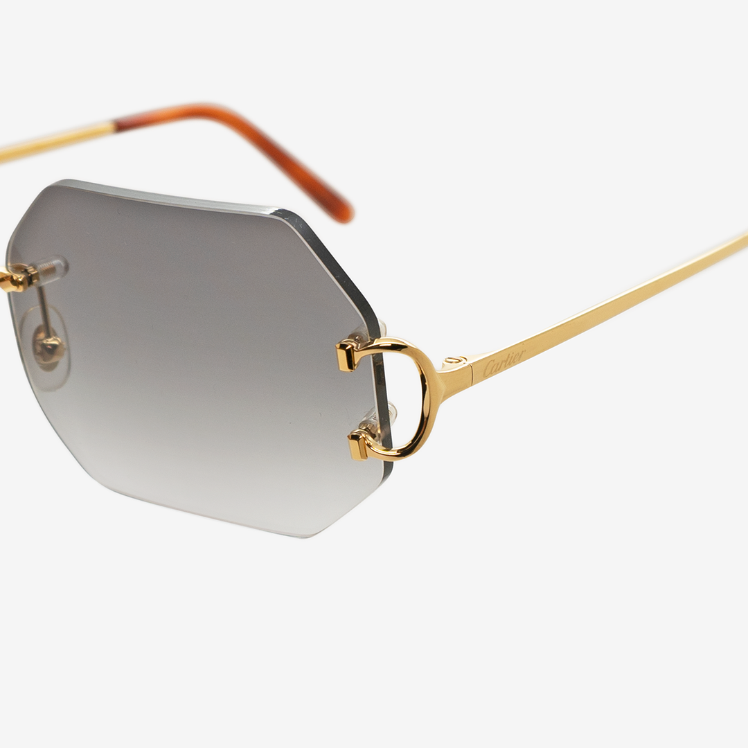 Cartier online hexagon glasses