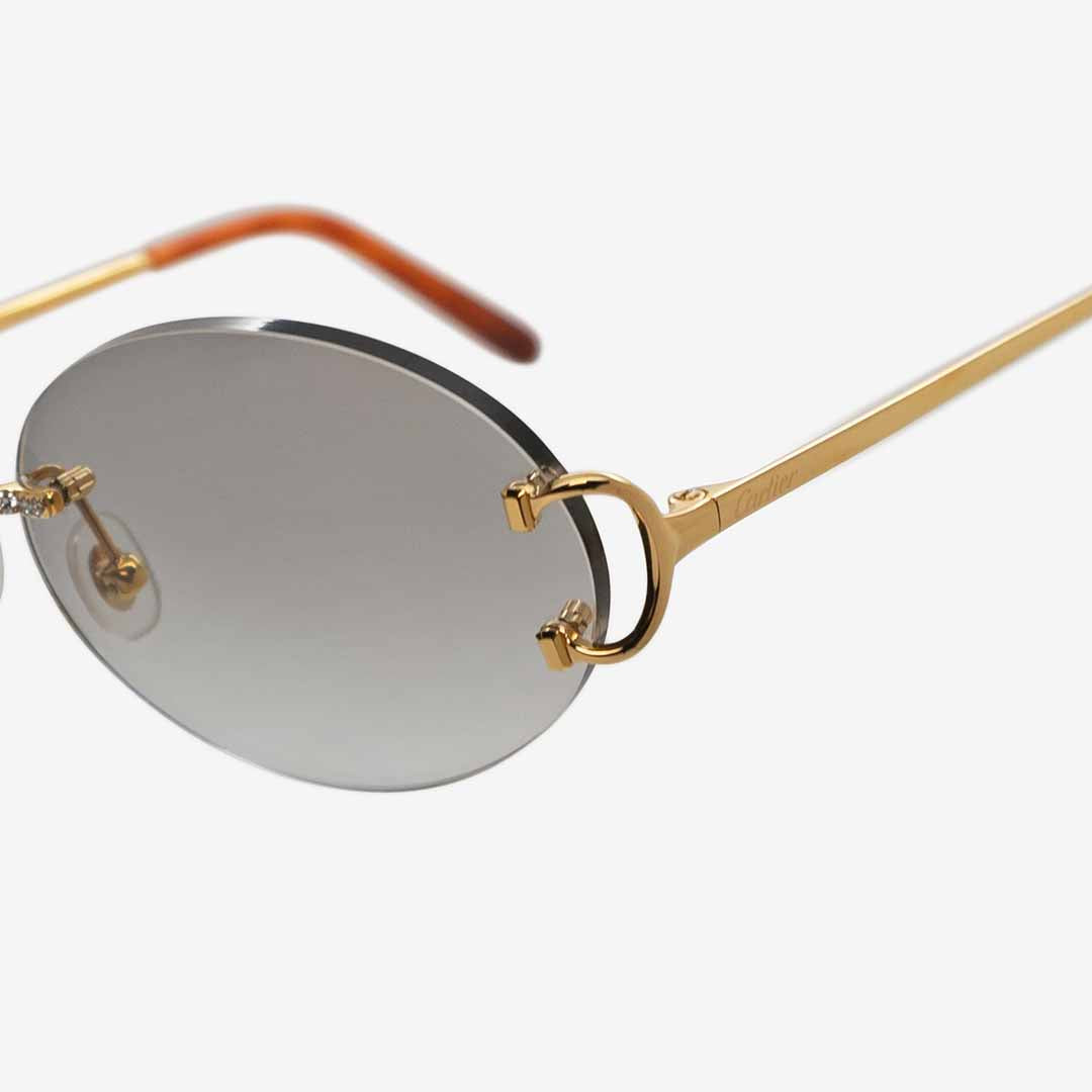 Diamond discount sunglasses cartier