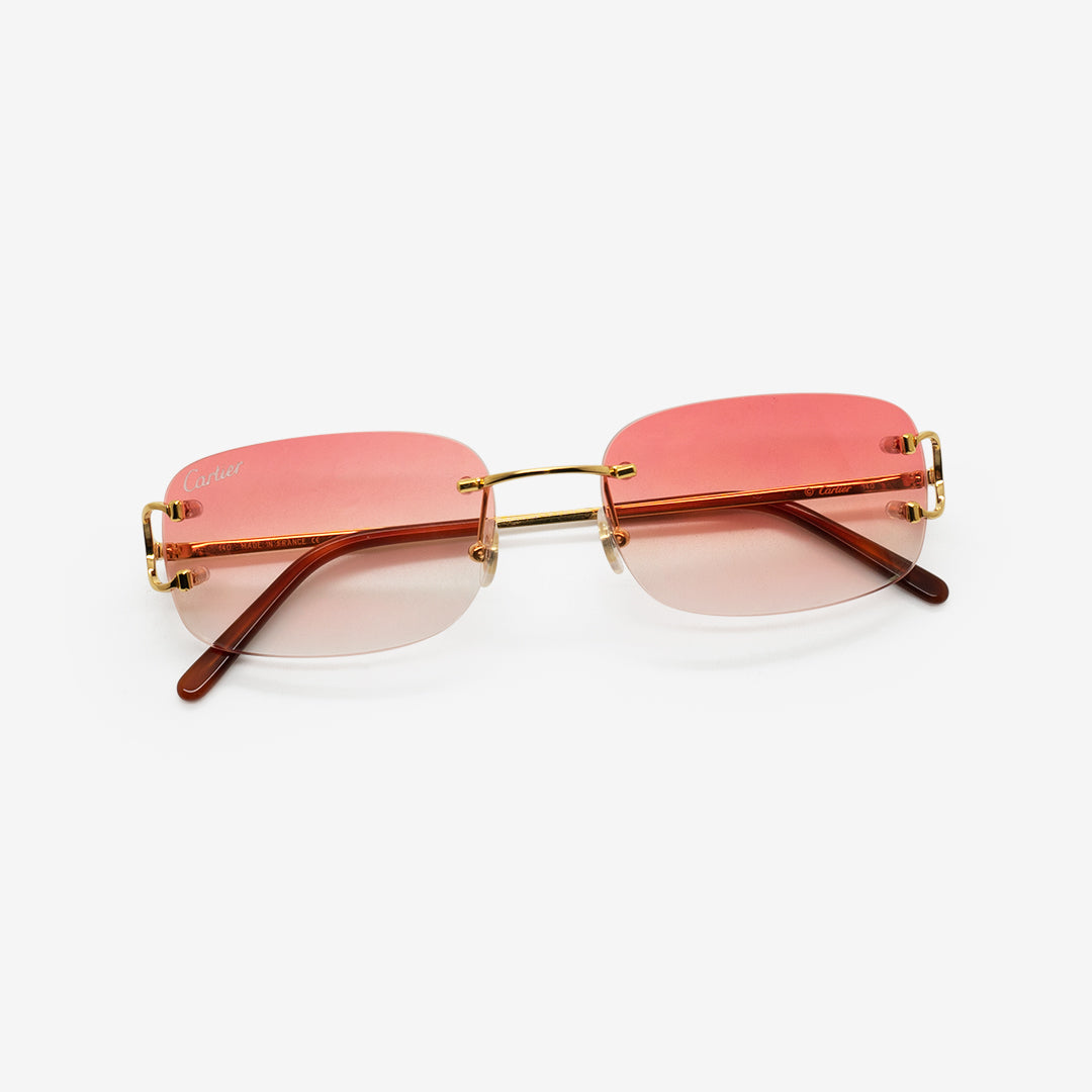 Cartier rose gold discount glasses