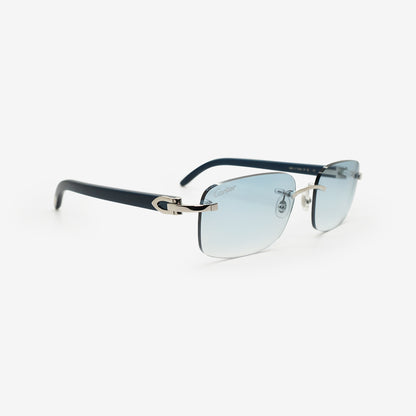 Cartier | Classic "Woods" | Blue/Silver - THE VINTAGE TRAP