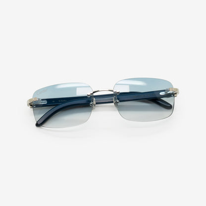 Cartier | Classic "Woods" | Blue/Silver - THE VINTAGE TRAP