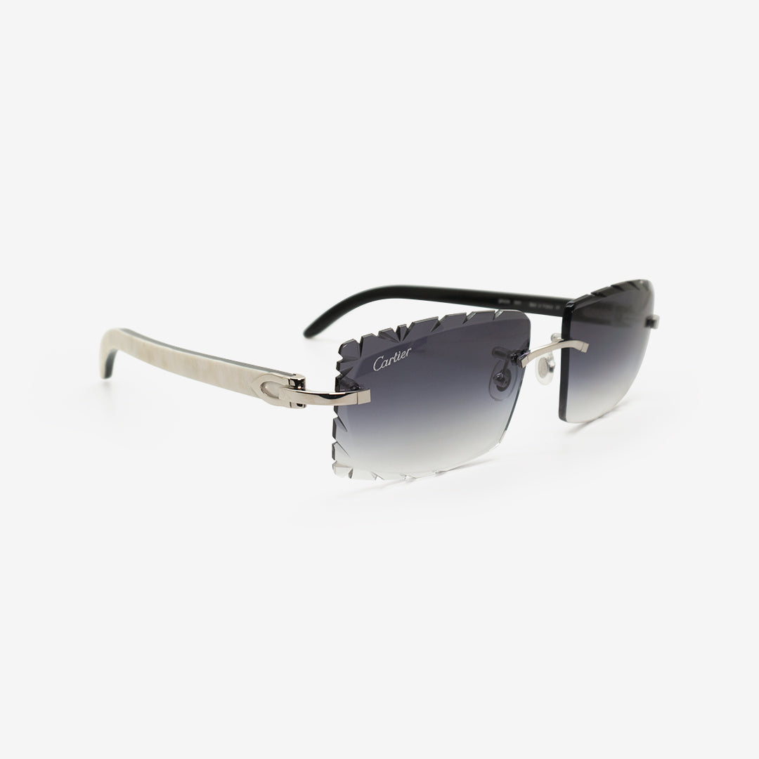 CARTIER – 'SANTOS DE CARTIER' PILOT ' CT0326S' SUNGLASSES /SILVER – la  boutique eyewear