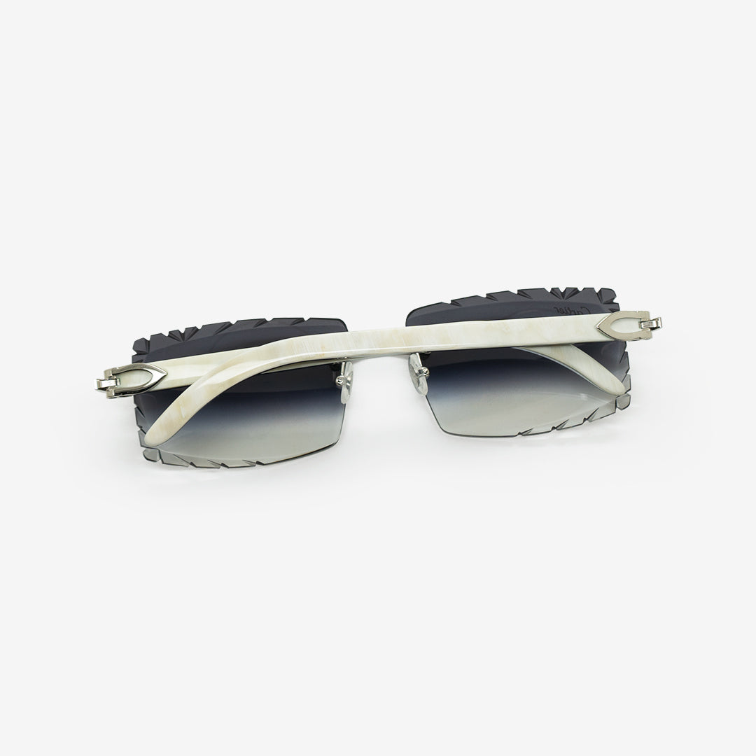 White horn hotsell cartier glasses