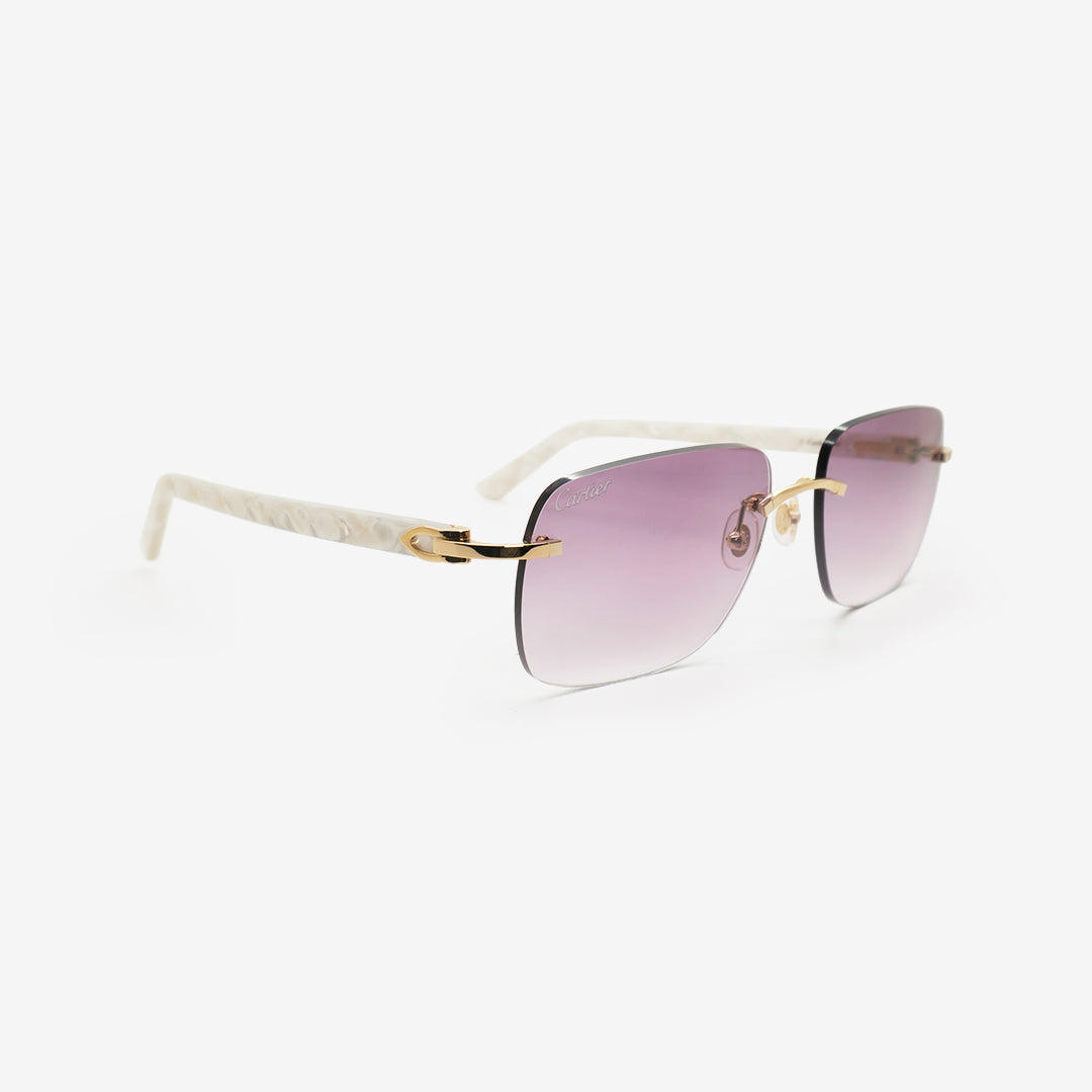 Cartier Eyewear Rimless square-frame Sunglasses - Farfetch