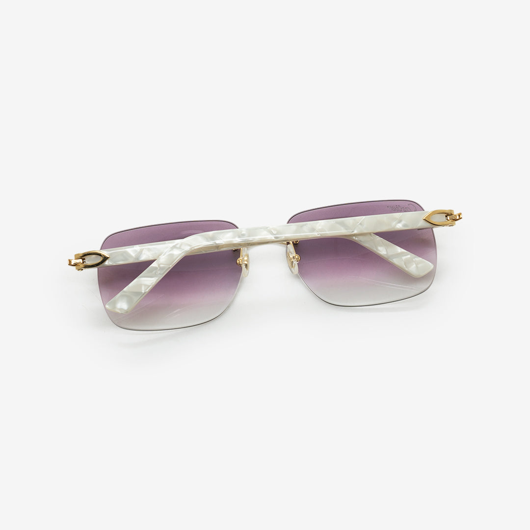 Cartier C de Cartier Pearl White Acetate