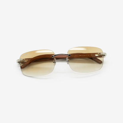 Cartier | Classic "Woods" | Brown/Silver - THE VINTAGE TRAP